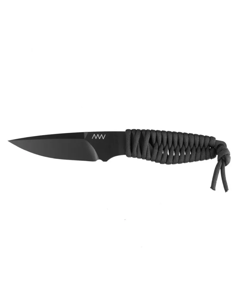 Nóż ANV Knives P100 ANVP100-037 czarny paracord