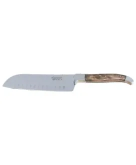 Nóż Laguiole Santoku Olive z deską do krojenia