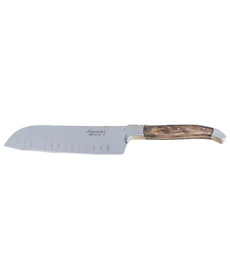 Nóż Laguiole Santoku Olive z deską do krojenia