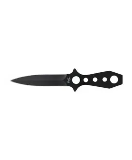 Nóż rzutka Fox Outdoor 22,5 cm w pokrowcu czarny