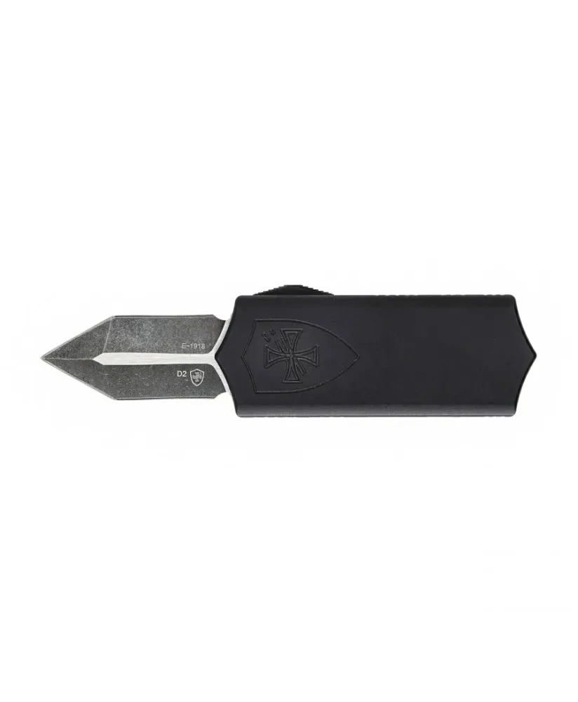 Nóż OTF Templar Knife Excalibur Money Clip Anodized Black Dagger Black