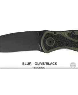 Nóż składany Kershaw Blur 1670OLBLK