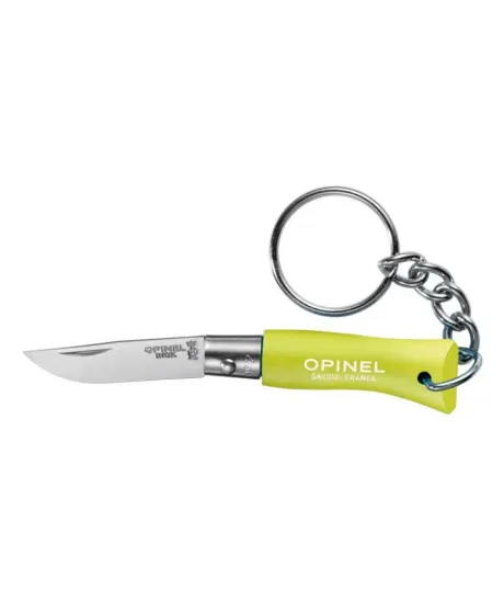 Nóż brelok Opinel Colorama 02 inox grab jasnozielony