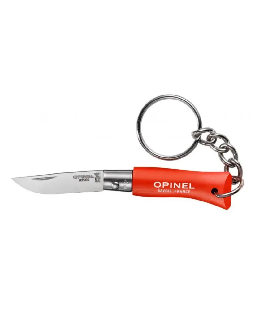 Nóż brelok Opinel Colorama 02 inox grab pomarańczowy