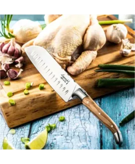 Nóż Laguiole Santoku Olive