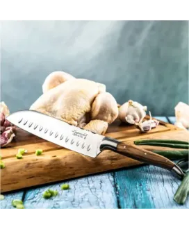 Nóż Laguiole Santoku Olive