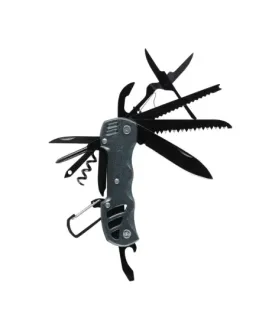 Multitool Foxter narzędzie wielofunkcyjne survival 13w1 szary