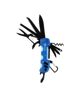 Multitool Foxter narzędzie wielofunkcyjne survival scyzoryk 13w1 niebieski