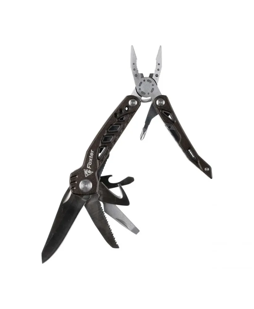 Multitool Foxter narzędzie wielofunkcyjne survival etui 7w1