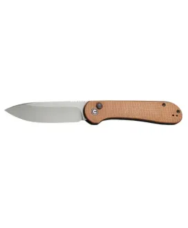 nóż_składany_civivi_button_lock_elementum_c2103d_brown_micarta