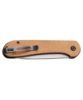 nóż_składany_civivi_button_lock_elementum_c2103d_brown_micarta