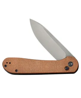 nóż_składany_civivi_button_lock_elementum_c2103d_brown_micarta