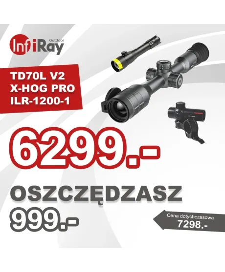 Infiray TD70L + X-HOG PRO + ILR-1200-1 ZESTAW