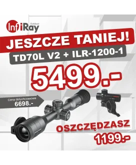 Infiray TD70L + Dalmierz Laserowy ILR-1200-1