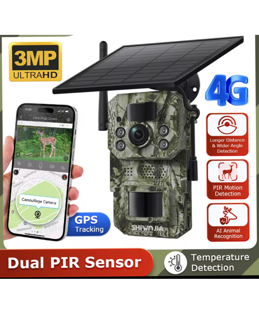 Fotopułapka Kamera leśna H81 4G GPS