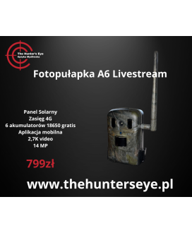 Fotopułapka Kamera Leśna A6 Livestream