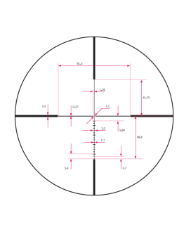 Luneta optyczna NOXAR  Magnar 2,5-20x50 (plus obejmy 30mm Picatinny)