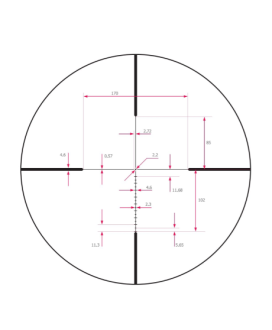 Luneta optyczna Noxar Magnar  Classic 1,5-9x42 (plus obejmy 30mm Picatinny)